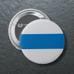 Neue russische Protestflagge 2022 Weißblau Button<br><div class="desc">Der neue Anti-Putin-Protest gegen den Krieg 2022 gegen die russische Fahne White-Blue-White Button-Back Button. Das Blut aus Russland waschen</div>