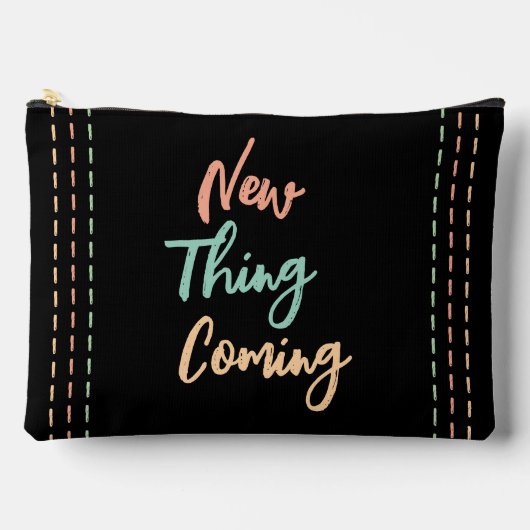 Neue Sache kommt frische Farbe Druck Zubehörtasche (Vorderseite)