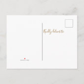 Neue Saison Neue Zuhause Fall Foliage Moving Ankündigungspostkarte (Rückseite)