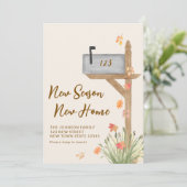 Neue Saison Neue Zuhause Herbst Mailbox Moving Ankündigung (Stehend Vorderseite)