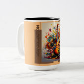 Neue Sammlung Musikalische Kunst Zweifarbige Tasse (Vorderseite Links)