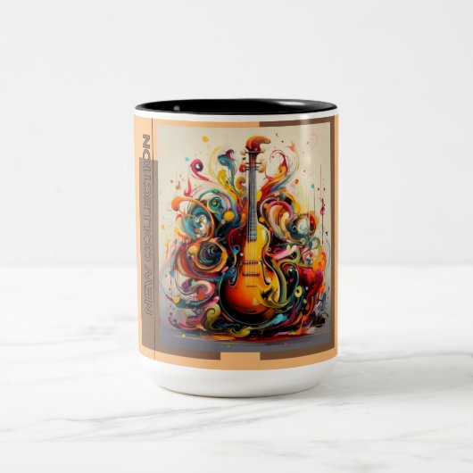 Neue Sammlung Musikalische Kunst Zweifarbige Tasse (Mittel)