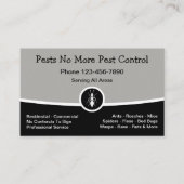 Neue Schädlingsbekämpfungs-Kontrolle Visitenkarte (Vorderseite)
