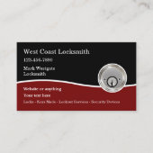 Neue Schlosserschmiedekunst Visitenkarte (Vorderseite)