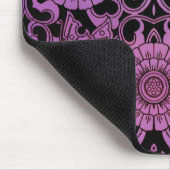 NEUE SCHMETTERLINGE: FUCHSIA FLUG MOUSEPAD (Ecke)