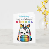 Neue Schulstarterkarte Son Daughter niedlicher Zeb Karte (Gelbe Blume)