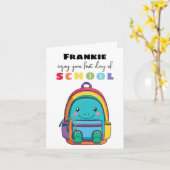 Neue Schulstartkarte für das Krokodil der Son-Toch Karte (Gelbe Blume)