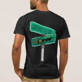 Neue Schwarze Wall Street T-Shirt (Rückseite)