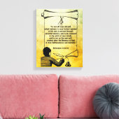 Neue Selbstveränderung Ephesianer 4:22-24 Bibelzit Leinwanddruck (Insitu (Wohnzimmer))