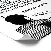 Neue Selbstveränderung Ephesianer 4:22-24 Bibelzit Poster (Ecke)