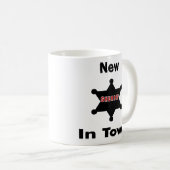 Neue Sherrif-Tasse Kaffeetasse (VorderseiteRechts)