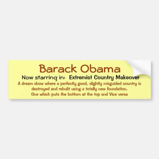 Neue Show Autoaufkleber (Vorne)