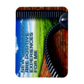 "Neue Situationen" Motivation Affirmation Flexibel Magnet (Vertikal)