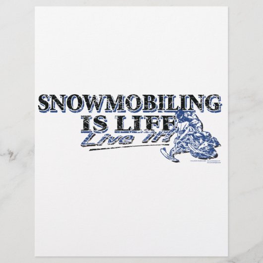 NEUE SNOWMOBILING-IS-LIFE-DIS FLYER (Vorne)
