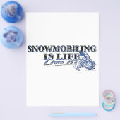 NEUE SNOWMOBILING-IS-LIFE-DIS FLYER (Einzeln)