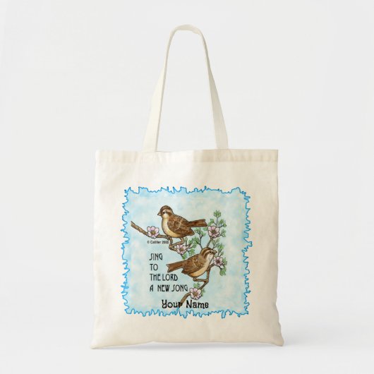 Neue Song Birds Christlich Tote Bag Tragetasche (Vorne)