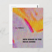 Neue Songs in der Rock Genre Postcard Postkarte (Vorne/Hinten)