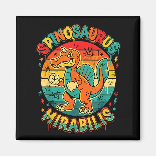 Neue Spinosaurus Mirabilis 2026 Entdeckung Hölle Magnet (Vorne)