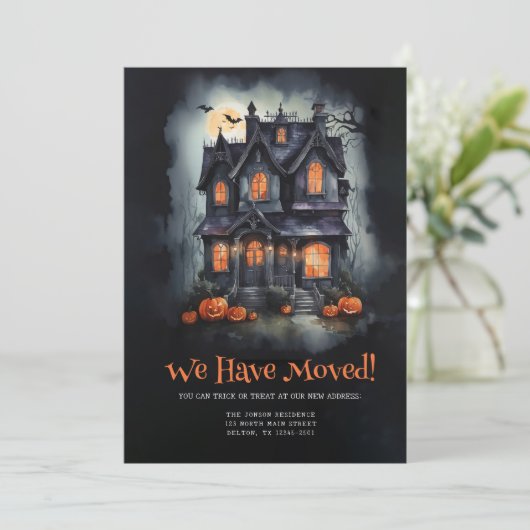 Neue Spuk Aufenthaltsbeförderung Ankündigung (Stehend Vorderseite)