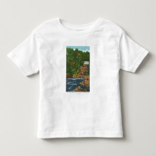 Neue Staat Hwy Brücken-Ansicht von Ausable Abgrun Kleinkind T-shirt