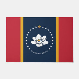 Neue Staatsflagge in Mississipi Fußmatte
