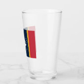 Neue Staatsflagge in Mississipi Glas (Links)