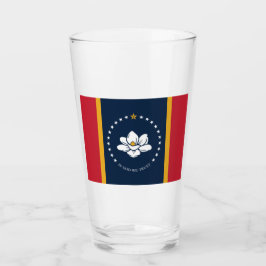 Neue Staatsflagge in Mississipi Glas
