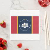 Neue Staatsflagge in Mississipi Serviette (Beispiel)
