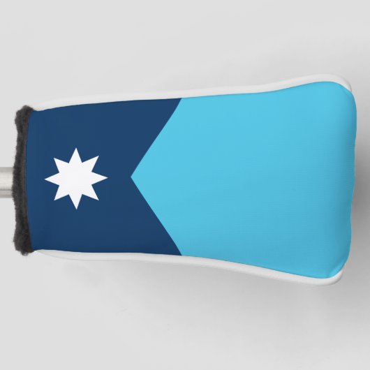 Neue Staatsflagge von Minnesota Golf Headcover (Vorderseite)