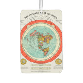 Neue Standard-Karte der Erde Autolufterfrischer (Rückseite)