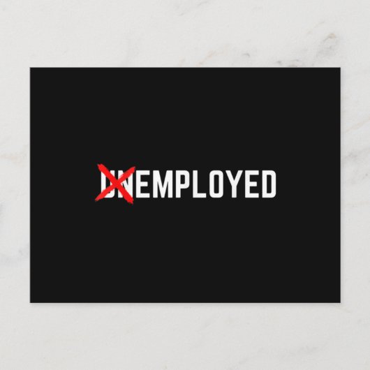 Neue Stelle Männer Frauen Postkarte (Vorderseite)