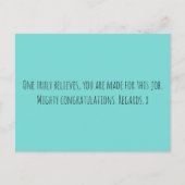 Neue Stelle Postkarte (Vorderseite)