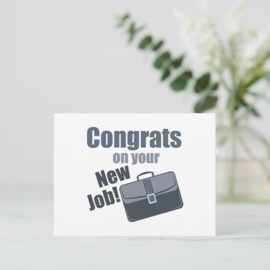 Neue Stelle Postkarte (Stehend Vorderseite)