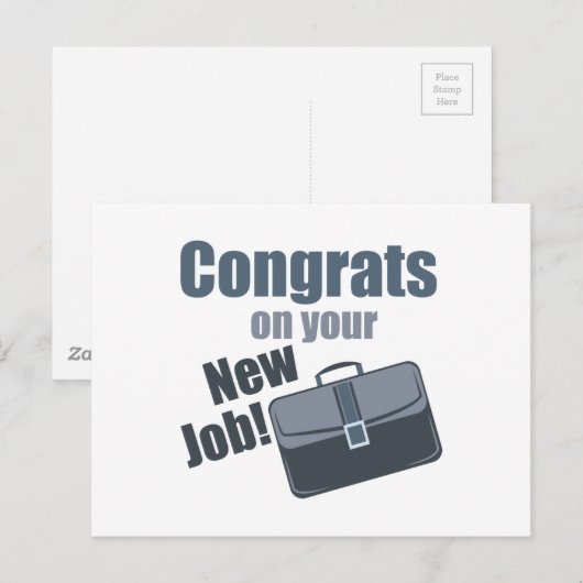 Neue Stelle Postkarte (Vorne/Hinten)