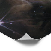 Neue Sterne entstehen | Rho Ophiuchi | JWST Poster (Ecke)