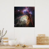 Neue Sterne entstehen | Rho Ophiuchi | JWST Poster (Küche)
