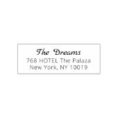 NEUE Stilvolle Script-Rücksendeadresse Selbstfarbi Permastempel (Design)