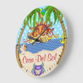 Neue Strandsun-Ozean-Wanduhr - SRF Große Wanduhr (Winkel)