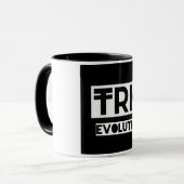 NEUE T T.R.K Evolution Kaffeekoffe Tasse (Vorderseite Links)
