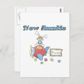 Neue Tante - Flugzeugentrickfilme und Geschenke Postkarte (Vorne/Hinten)