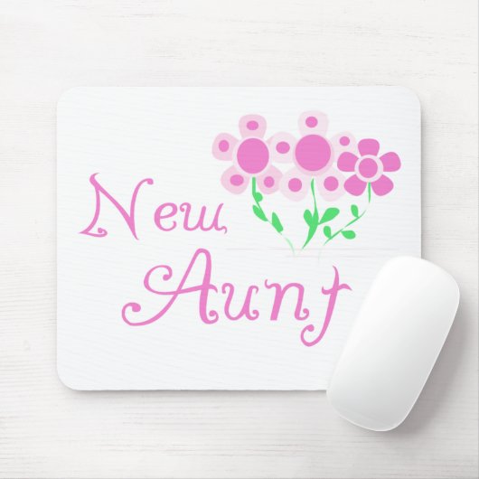 Neue Tante Rosa Blume Tshirts und Geschenke Mousepad (Mit Mouse)