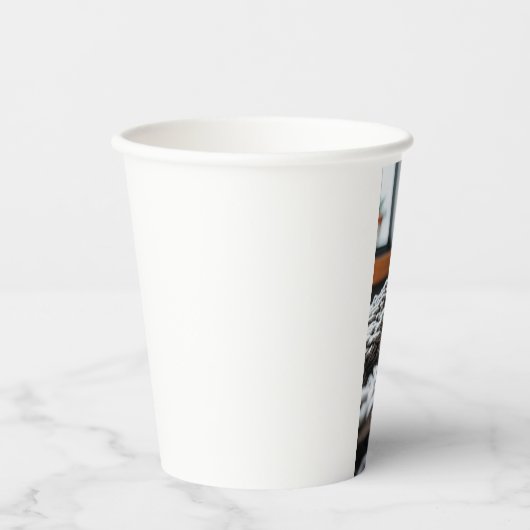 neue Tasse Pappbecher (Vorderseite)