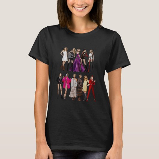 Neue Taylor S Eras T-Shirt (Vorderseite)