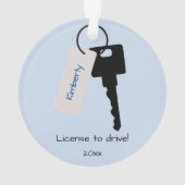 Neue Tee-Fahrer-Girl Ornament (Rückseite)