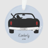 Neue Tee-Fahrer-Girl Ornament (Vorderseite)