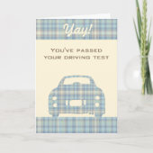 Neue Testkarte für das Tartan-Auto erfolgreich Karte (Vorderseite)