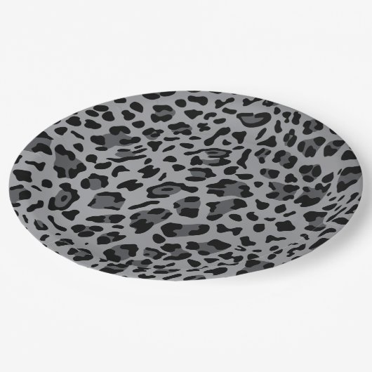 Neue Textur aus Leopard 11 Pappteller (Schrägansicht)