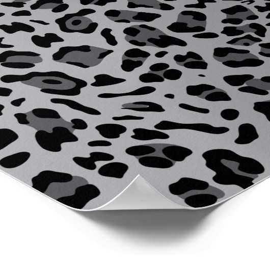 Neue Textur aus Leopard 11 Poster (Ecke)