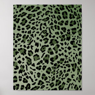 Neue Textur aus Leopard 12 Poster