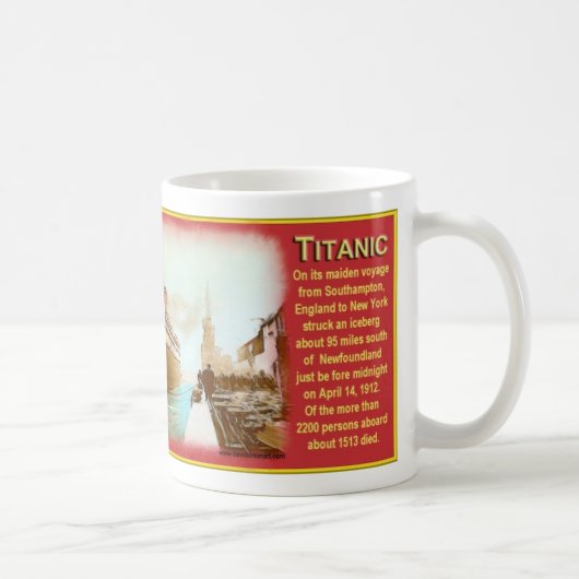 Neue titanische Kaffeetasse (Rechts)